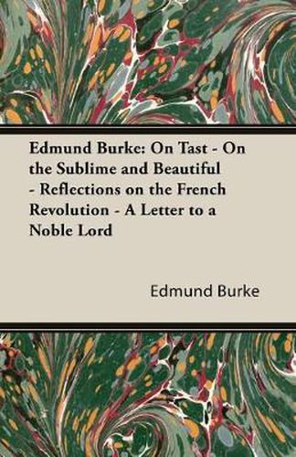 Cover image for Edmund Burke