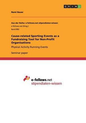 Cover image for Cause-Related Sporting Events as a Fundraising Tool for Non-Profit Organisations