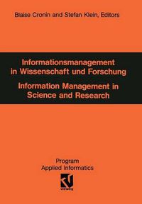 Cover image for Informationsmanagement in Wissenschaft Und Forschung