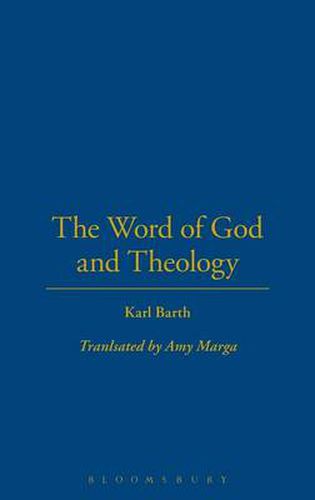 Cover image for The Word of God and Theology