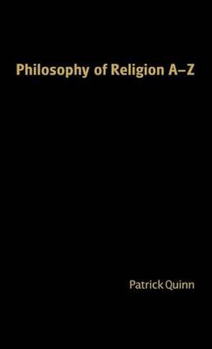 Cover image for Philosophy of Religion A-Z