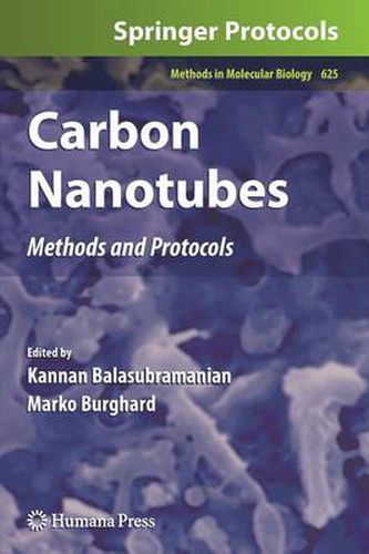 Cover image for Carbon Nanotubes: Methods and Protocols