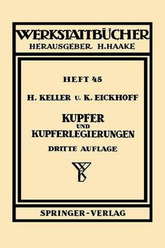 Cover image for Kupfer und Kupferlegierungen