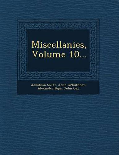 Cover image for Miscellanies, Volume 10...