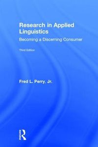 Cover image for Research in Applied Linguistics: Becoming a Discerning Consumer