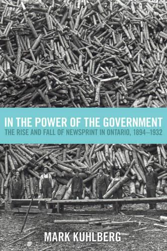 Cover image for In the Power of the Government: The Rise and Fall of Newsprint in Ontario, 1894-1932