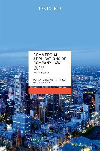 Cover image for Commercial Applications of Company Law 2019 (Twentieth Edition)