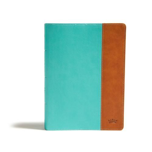 CSB Tony Evans Study Bible, Teal/Earth LeatherTouch