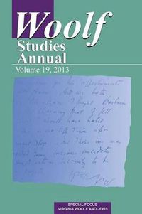 Cover image for Woolf Studies Annual Vol 19