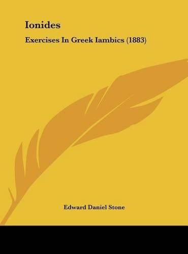 Ionides: Exercises in Greek Iambics (1883)