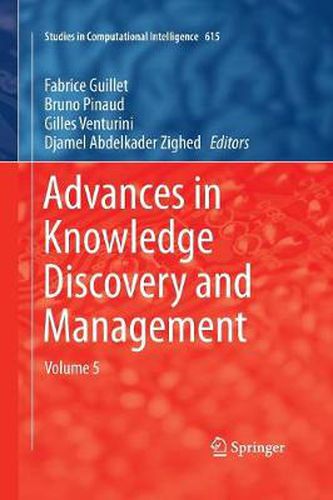 Cover image for Advances in Knowledge Discovery and Management: Volume 5