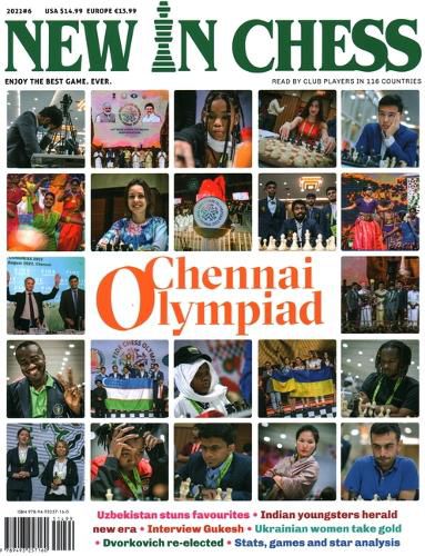 Cover image for New in Chess Magazine 2022/6: The World's Premier Chess Magazine Read by Club Players in 116 Countries