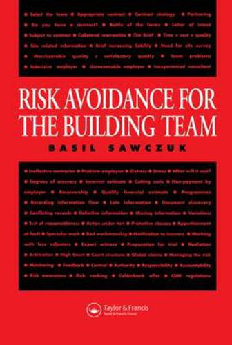 Cover image for Risk Avoidance for the Building Team
