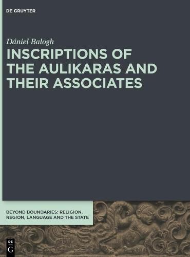 Cover image for Inscriptions of the Aulikaras and Their Associates