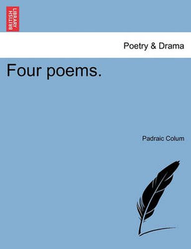 Cover image for Four Poems.