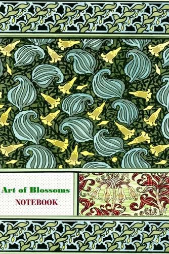 Cover image for Art of Blossoms NOTEBOOK [ruled Notebook/Journal/Diary to write in, 60 sheets, Medium Size (A5) 6x9 inches]