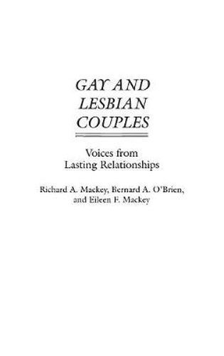 Cover image for Gay and Lesbian Couples: Voices from Lasting Relationships