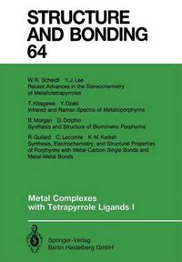Cover image for Metal Complexes with Tetrapyrrole Ligands I