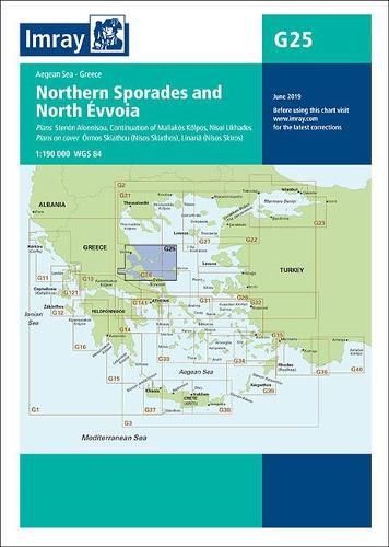 Cover image for Imray Chart G25: Northern Sporades and North Evvoia
