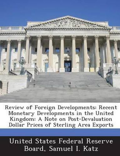 Cover image for Review of Foreign Developments