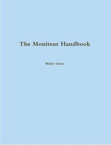 Cover image for The Moniteur Handbook