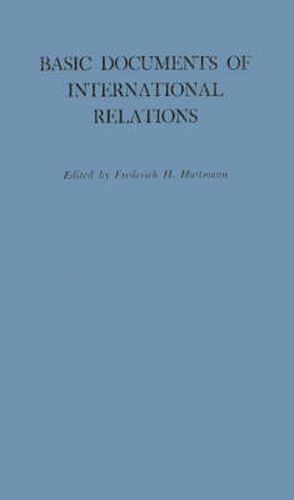 Cover image for Basic Documents of International Relations