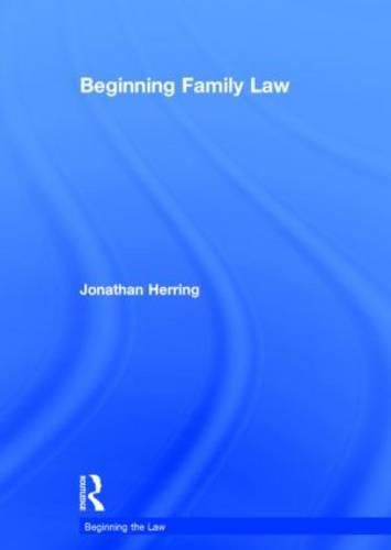 Cover image for Beginning Family Law