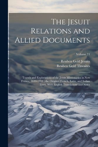 Cover image for The Jesuit Relations and Allied Documents