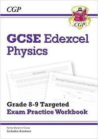 Cover image for GCSE Physics Edexcel Grade 8-9 Targeted Exam Practice Workbook (includes Answers)