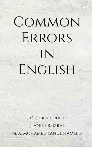 Cover image for Common Errors in English