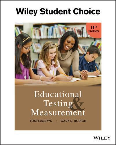 Cover image for Educational Testing and Measurement Eleventh Editi on 11E