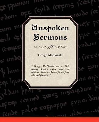 Cover image for Unspoken Sermons