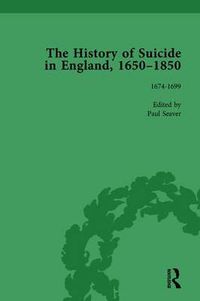 Cover image for The History of Suicide in England, 1650-1850, Part I Vol 2