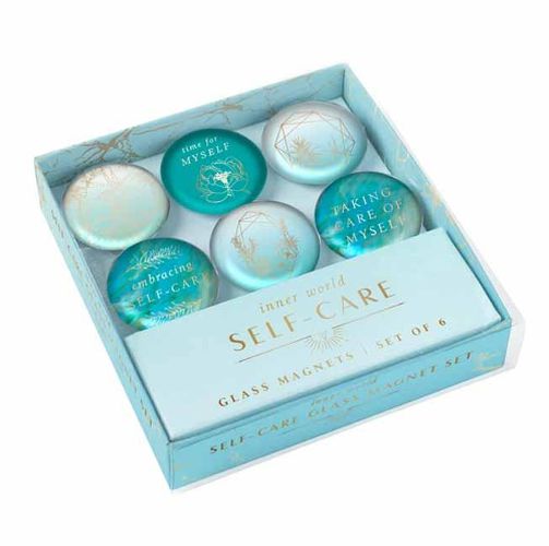 Cover image for Self-Care: Glass Magnet Set (Set of 6)