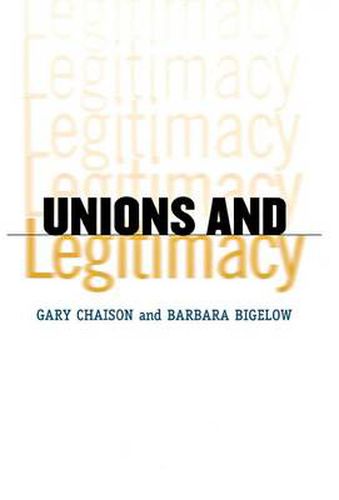 Cover image for Unions and Legitimacy