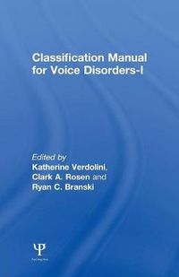 Cover image for Classification Manual for Voice Disorders-I