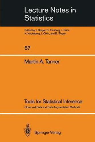 Cover image for Tools for Statistical Inference: Observed Data and Data Augmentation Methods