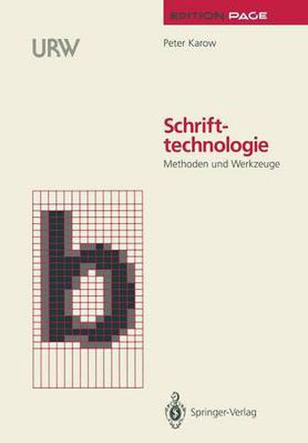 Cover image for Schrifttechnologie