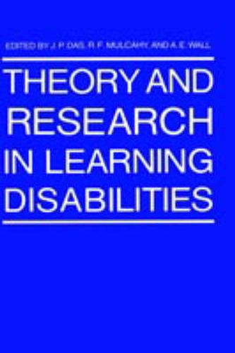 Cover image for Theory and Research in Learning Disabilities