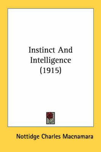 Instinct and Intelligence (1915)