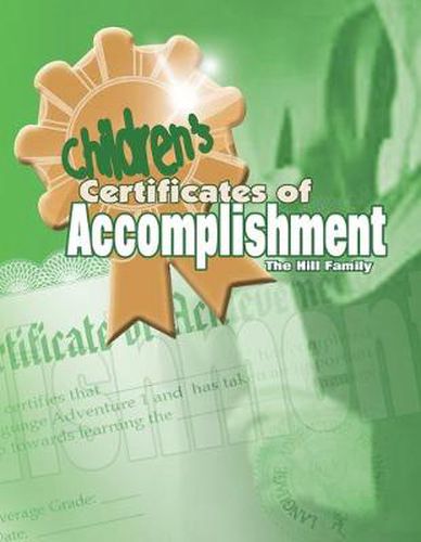 Cover image for Children's Certificates of Accomplishment