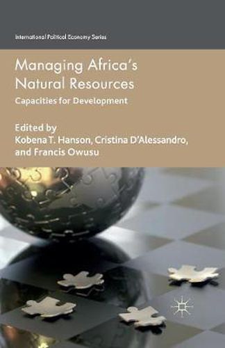 Cover image for Managing Africa's Natural Resources: Capacities for Development