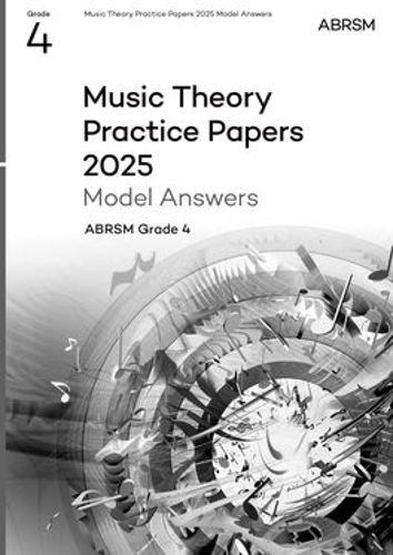 Cover image for Music Theory Practice Papers Model Answers 2025, Abrsm Grade 4