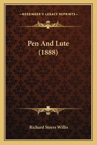 Cover image for Pen and Lute (1888)