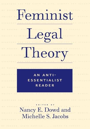 Cover image for Feminist Legal Theory: An Anti-Essentialist Reader