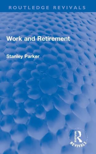 Cover image for Work and Retirement