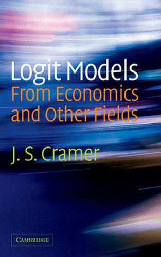 Cover image for Logit Models from Economics and Other Fields