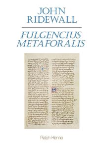 Cover image for John Ridewall, Fulgentius metaforalis