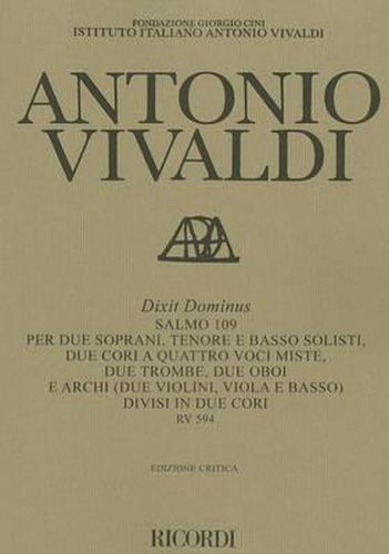 Cover image for Antonio Vivaldi: Dixit Dominus