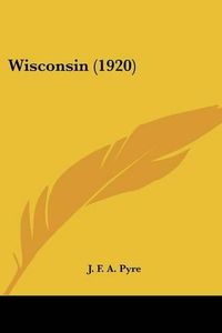 Cover image for Wisconsin (1920)